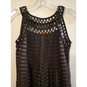 Cynthia Steffe black striped dress-size 2